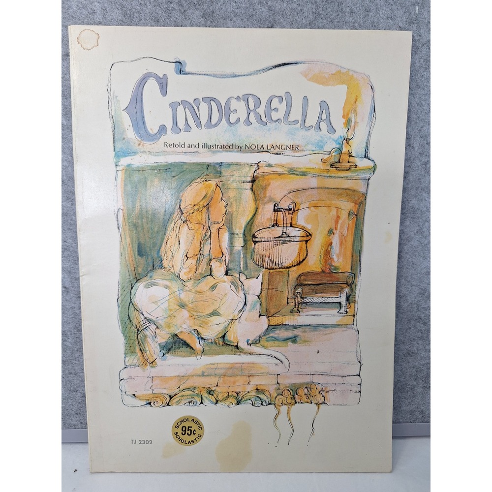 Vintage 1974 Cinderella Nola Langner Scholastic Paperback TJ 2302 3rd Printing